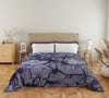 Purple Stone Double Bed 1 Ply Blanket