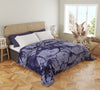 Purple Stone Double Bed 1 Ply Blanket