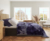 Purple Stone Double Bed 1 Ply Blanket