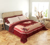 Red Garland Double Bed 1 Ply Blanket