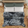 Grey Stone Double Bed 1 Ply Blanket