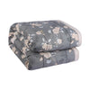 220 GSM Floral Grey Printed Reversible Double Bed Comforter