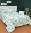 Garden Double Bedding Set with Reversible Comforter, Flat Bedsheet, Pillow covers & Cushions, 6 Pcs