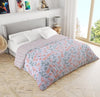 220 GSM Ivory Garden Printed Reversible Double Bed Comforter