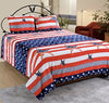 American Dream Double Bed Throw Blanket With Pillow Covers