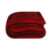 Maroon Ribbed Sherpa Single Bed Duvet Cover