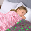 Pink Love Glow in the Dark All Season Blanket/Throw