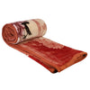 Red Rose Double Bed 2 Ply Blanket