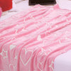 Pink Love Glow in the Dark All Season Blanket/Throw