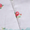 220 GSM Oceanic Pink Rose Printed Reversible Double Bed Comforter