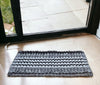 Grey Microfiber Door Mat 30X46 Cm