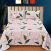 Pink Rose Double Bed Bedsheet with 2 Pillow covers (Copy)