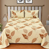 Yellow Autumn Double Bed Bedsheet with 2 Pillow covers