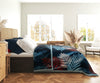 Blue Pine Double Bed 1 Ply Blanket