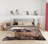 Latte Double Bed 2 Ply Blanket
