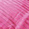 Ribbed Pink Double Bed Quilt