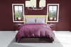 Ribbed Purple Double Bed Quilt