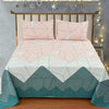 Lines and More Double Bed Bedsheet with 2 Pillow covers