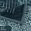 Reversible Solid Double Bed Mink Blanket