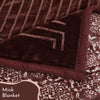 Reversible Solid Double Bed Mink Blanket