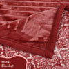 Reversible Solid Double Bed Mink Blanket