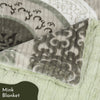 Faux Rabbit Fur 3ply Reversible Mink Blanket