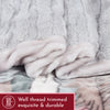 Faux Rabbit Fur 3ply Reversible Mink Blanket