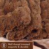 Faux Rabbit Fur 3ply Reversible Mink Blanket