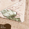 Faux Rabbit Fur 3ply Reversible Mink Blanket