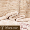 Faux Rabbit Fur 3ply Reversible Mink Blanket