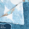 Faux Rabbit Fur 3ply Reversible Mink Blanket