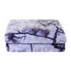 Purple Stone Double Bed 1 Ply Blanket