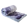 Purple Stone Double Bed 1 Ply Blanket