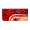 Red Garland Double Bed 1 Ply Blanket