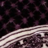 Purple Garland Double Bed 1 Ply Blanket