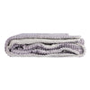 Grey Ribbed Sherpa Double Bed Duvet Cover