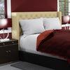 Coffee Ribbed Sherpa Double Bed Duvet Cover