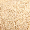 Beige Ribbed Sherpa Double Bed Duvet Cover