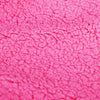 Pink Ribbed Sherpa Double Bed Duvet Cover